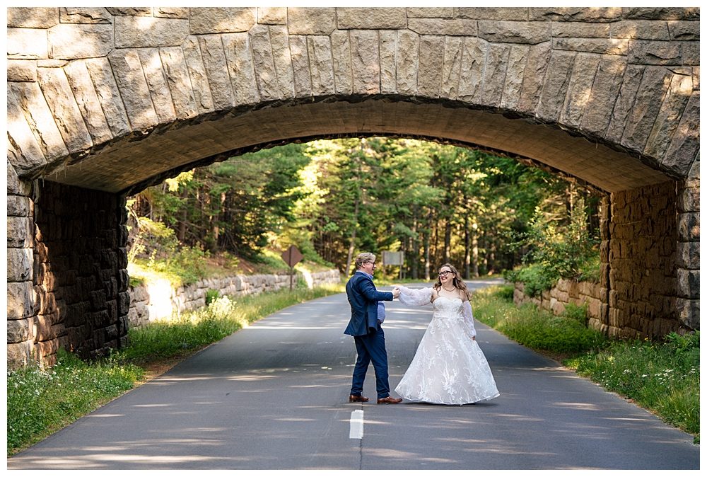 Bar Harbor Wedding Photos in Acadia National Park