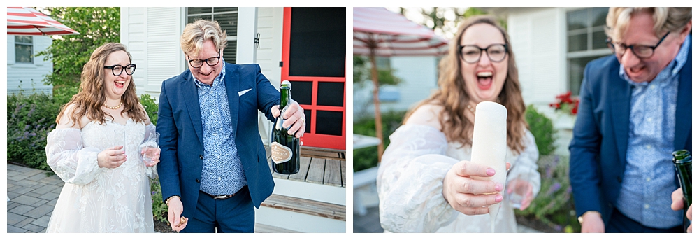 Bar Harbor Wedding Photos at Salt Water Cottages in Bar Harbor