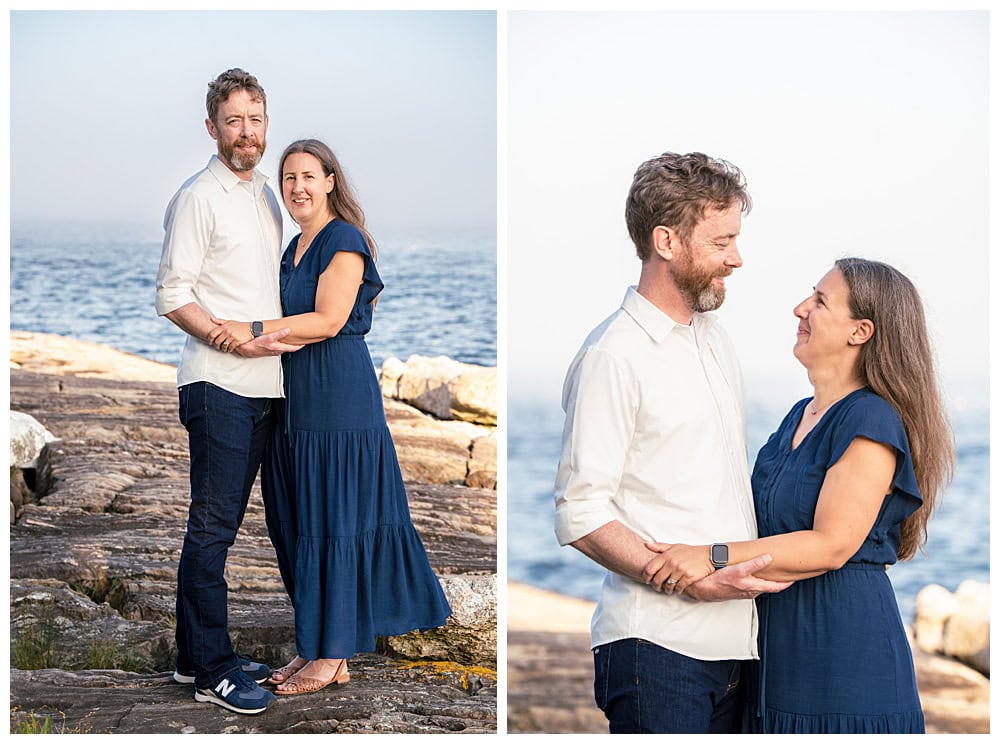 Family Portraits at Ocean Point in Boothbay Harbor. Captured by Ocean Point Family Photographers, Two Adventurous Souls