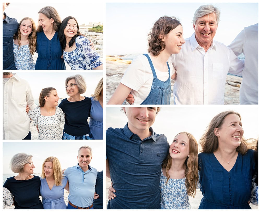 Family Portraits at Ocean Point in Boothbay Harbor. Captured by Ocean Point Family Photographers, Two Adventurous Souls