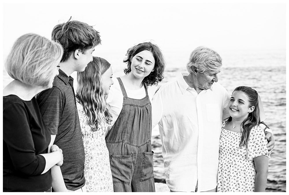 Family Portraits at Ocean Point in Boothbay Harbor. Captured by Ocean Point Family Photographers, Two Adventurous Souls