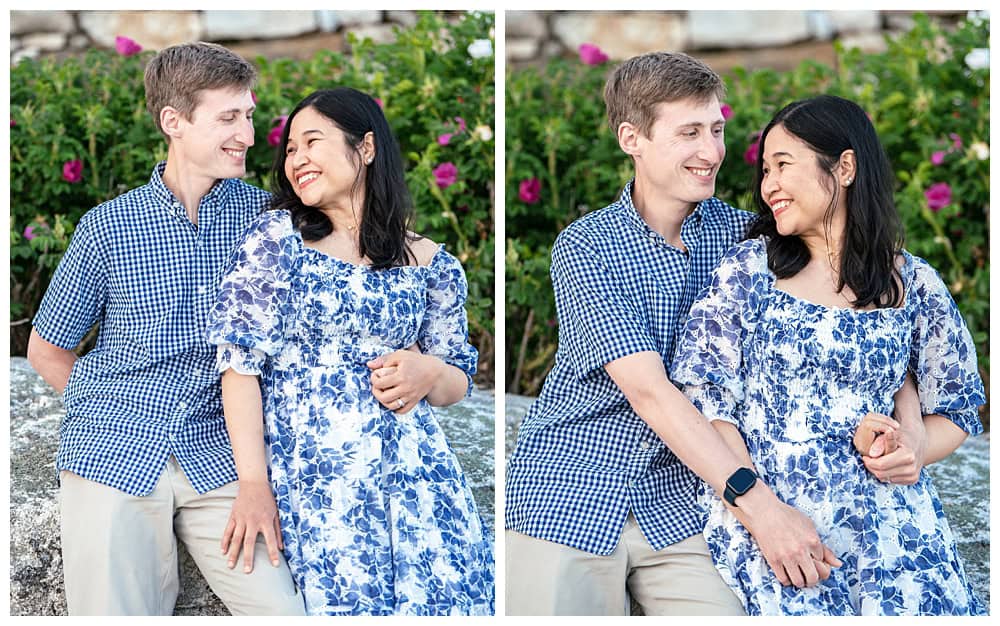 Family Portraits at Ocean Point in Boothbay Harbor. Captured by Ocean Point Family Photographers, Two Adventurous Souls