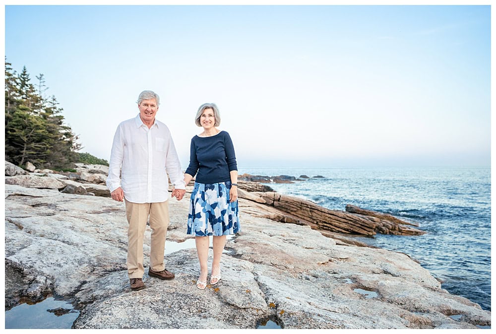 Family Portraits at Ocean Point in Boothbay Harbor. Captured by Ocean Point Family Photographers, Two Adventurous Souls