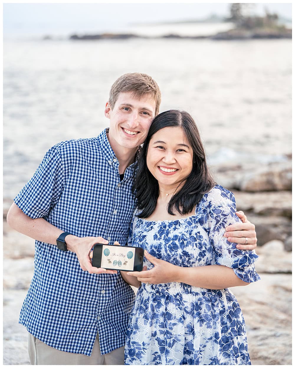 Family Portraits at Ocean Point in Boothbay Harbor. Captured by Ocean Point Family Photographers, Two Adventurous Souls
