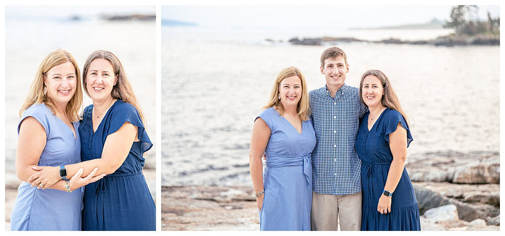 Family Portraits at Ocean Point in Boothbay Harbor. Captured by Ocean Point Family Photographers, Two Adventurous Souls