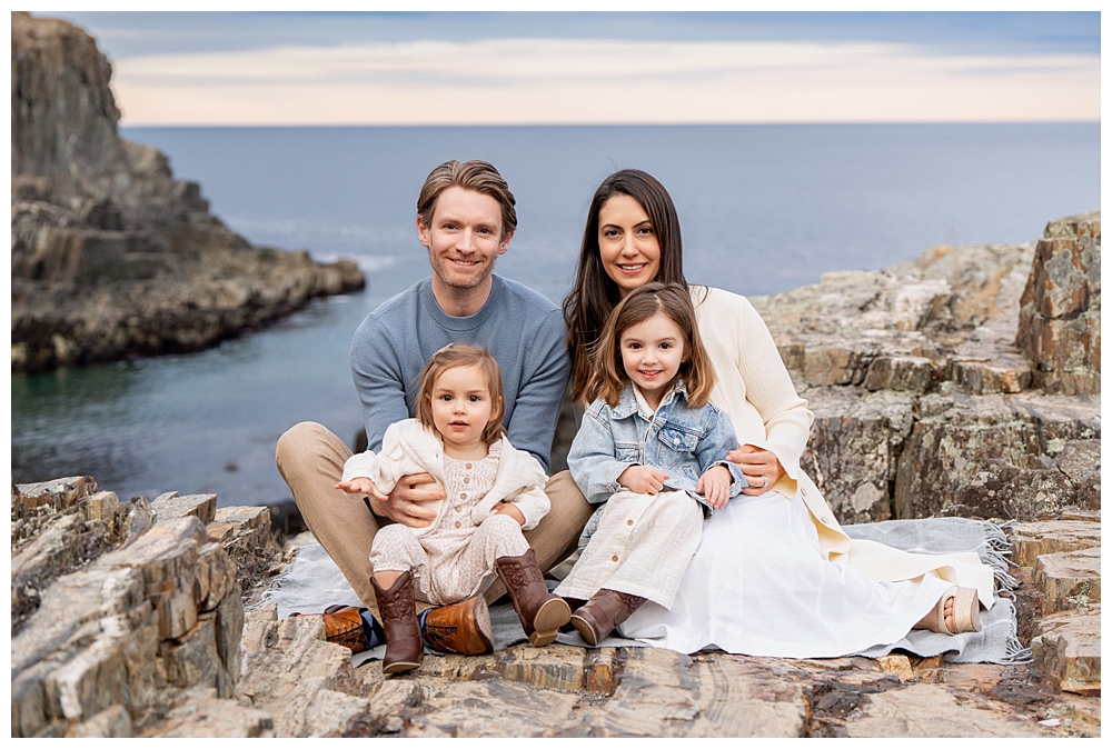 Cliff House Photographer captures a York Family Portrait Session, Two Adventurous Souls
