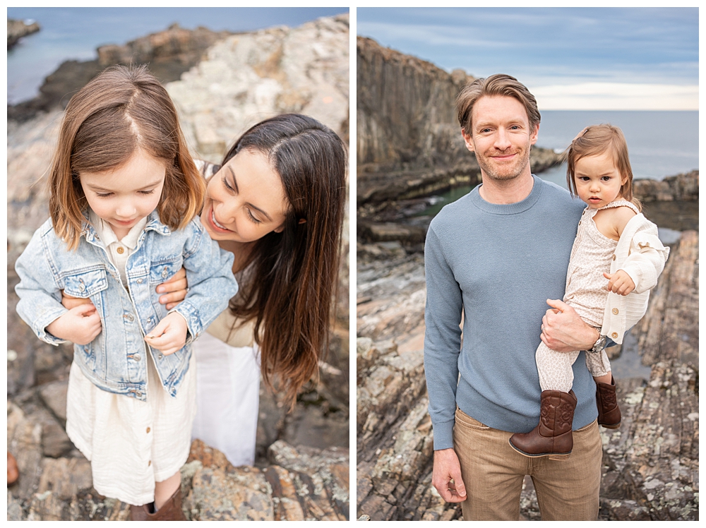 Cliff House Photographer captures a York Family Portrait Session, Two Adventurous Souls