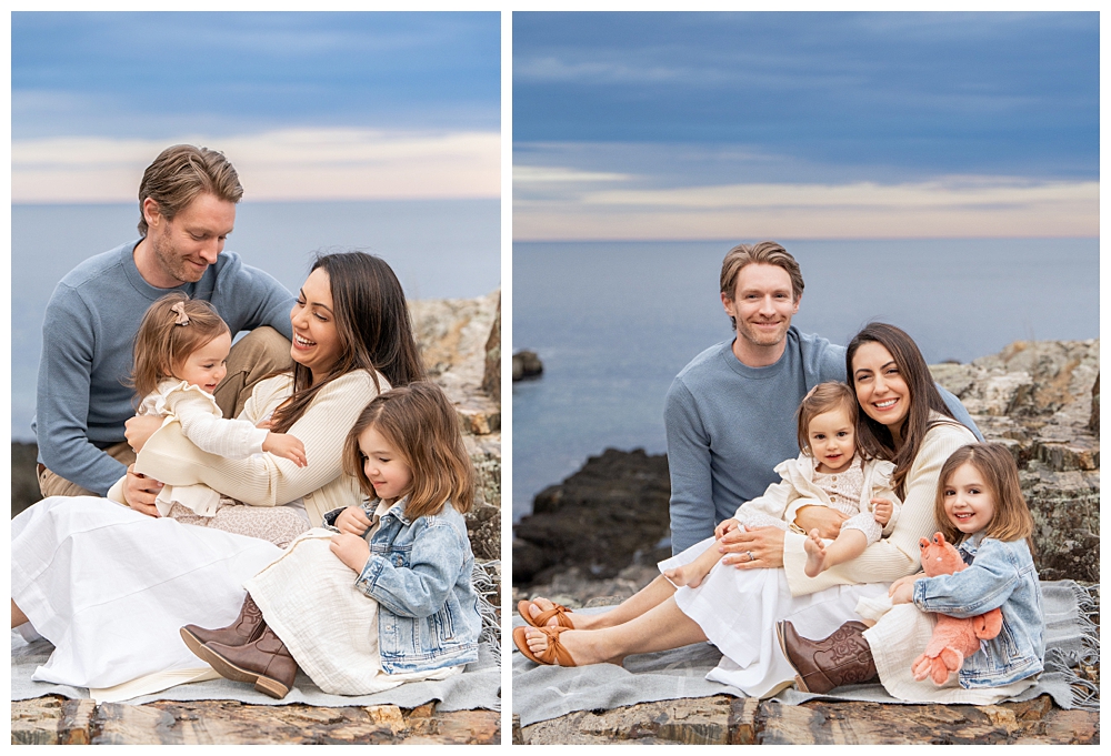Cliff House Photographer captures a York Family Portrait Session, Two Adventurous Souls