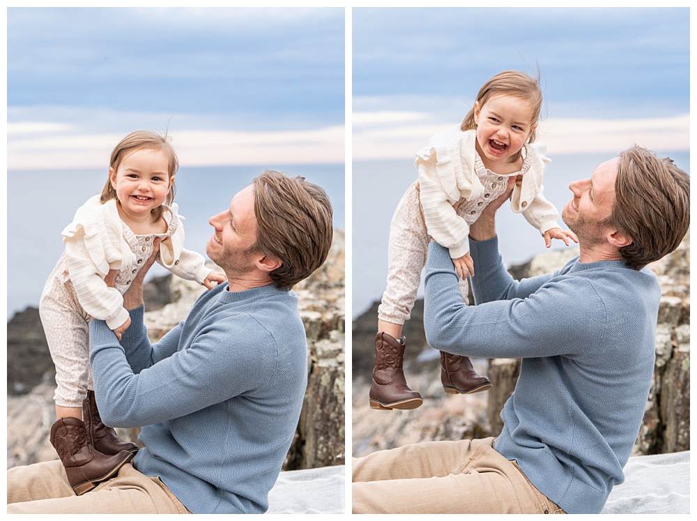 Cliff House Photographer captures a York Family Portrait Session, Two Adventurous Souls