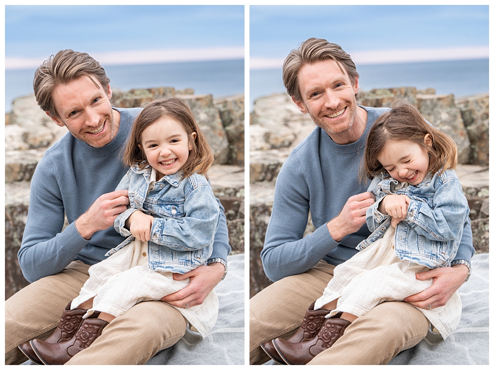 Cliff House Photographer captures a York Family Portrait Session, Two Adventurous Souls