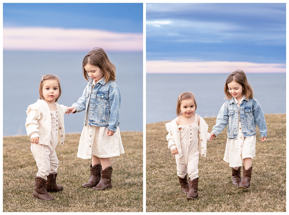 Cliff House Photographer captures a York Family Portrait Session, Two Adventurous Souls