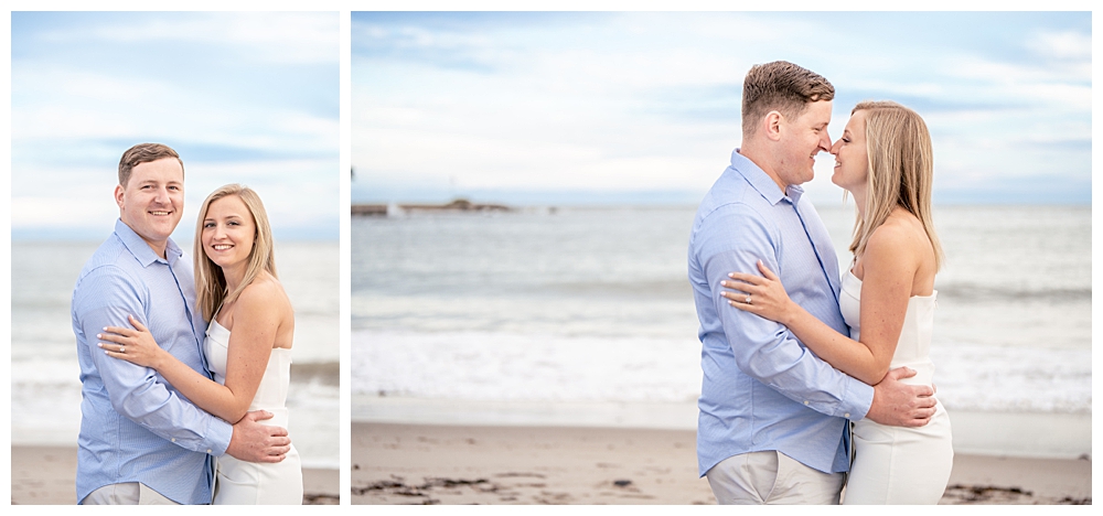 Kennebunkport Engagment Photos at Colony Beach by Nonantum Wedding Photographers, Two Adventurous Souls
