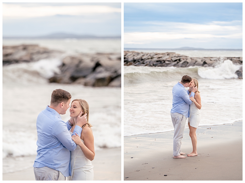 Kennebunkport Engagment Photos at Colony Beach by Nonantum Wedding Photographers, Two Adventurous Souls