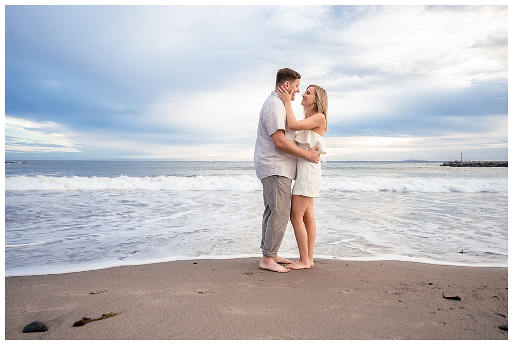 Kennebunkport Engagment Photos at Colony Beach by Nonantum Wedding Photographers, Two Adventurous Souls