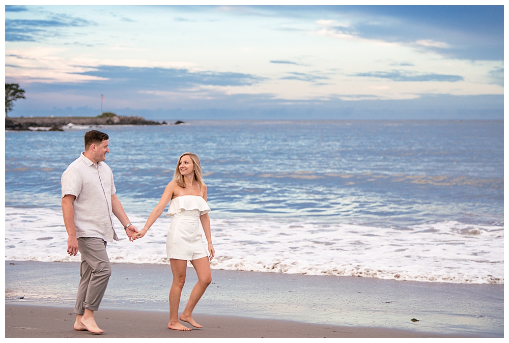 Kennebunkport Engagment Photos at Colony Beach by Nonantum Wedding Photographers, Two Adventurous Souls