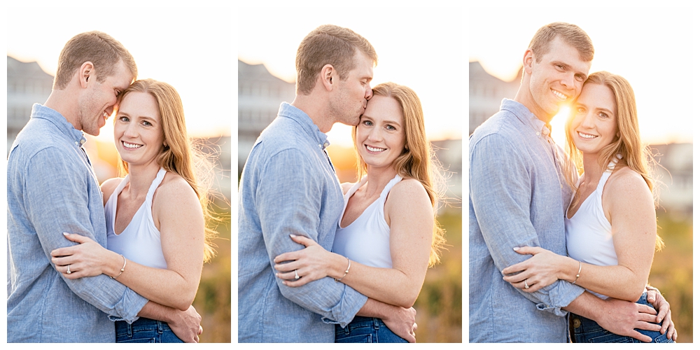 Short Sands Beach Engagement Photos with a Beach Picnic twist. Captured by Maine Wedding Photographers, Two Adventurous Souls