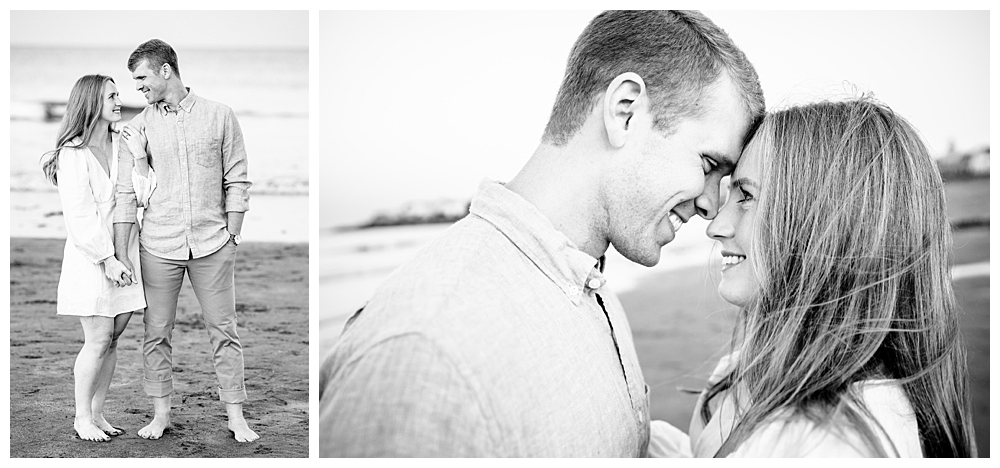 Short Sands Beach Engagement Photos with a Beach Picnic twist. Captured by Maine Wedding Photographers, Two Adventurous Souls