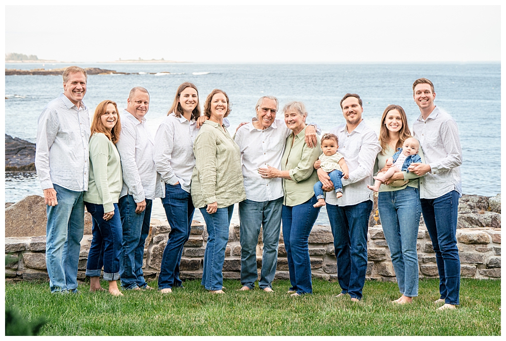 Boothbay Harbor Family Photographer, East Boothbay Family Photos near Ocean Point, Captured by Two Adventurous Souls