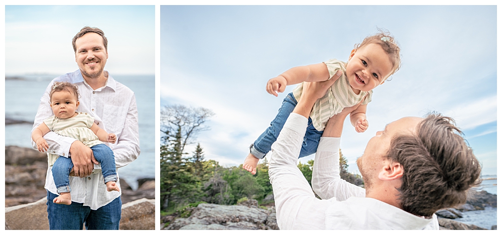 Boothbay Harbor Family Photographer, East Boothbay Family Photos near Ocean Point, Captured by Two Adventurous Souls