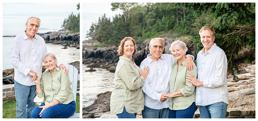 Boothbay Harbor Family Photographer, East Boothbay Family Photos near Ocean Point, Captured by Two Adventurous Souls