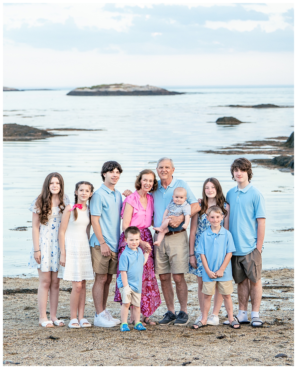 Boothbay Harbor Family Photographer, Beach Family Portraits by Two Adventurous Souls