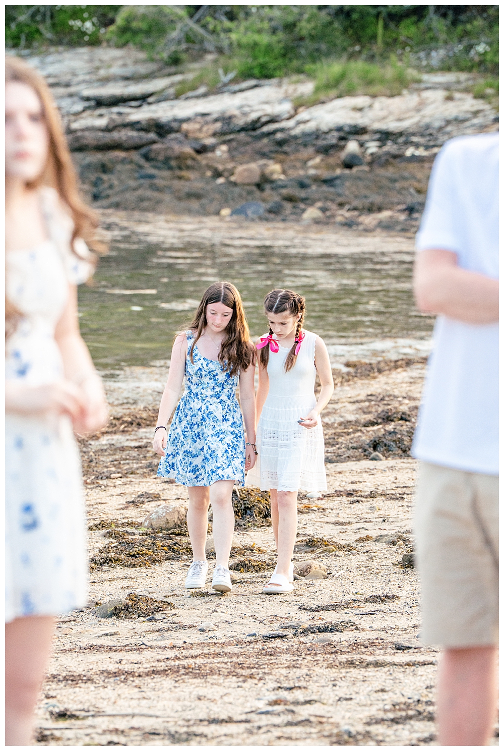 Boothbay Harbor Family Photographer, Beach Family Portraits by Two Adventurous Souls