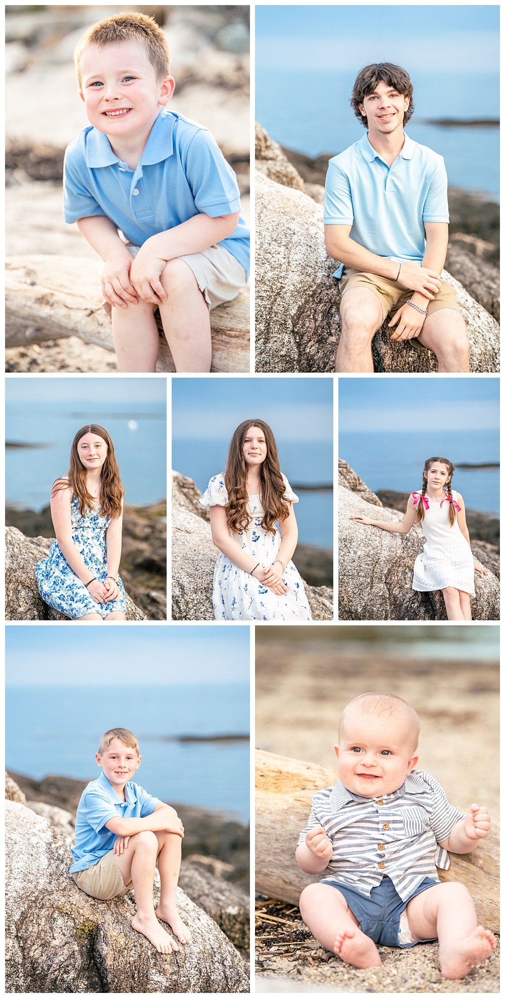 Boothbay Harbor Family Photographer, Beach Family Portraits by Two Adventurous Souls