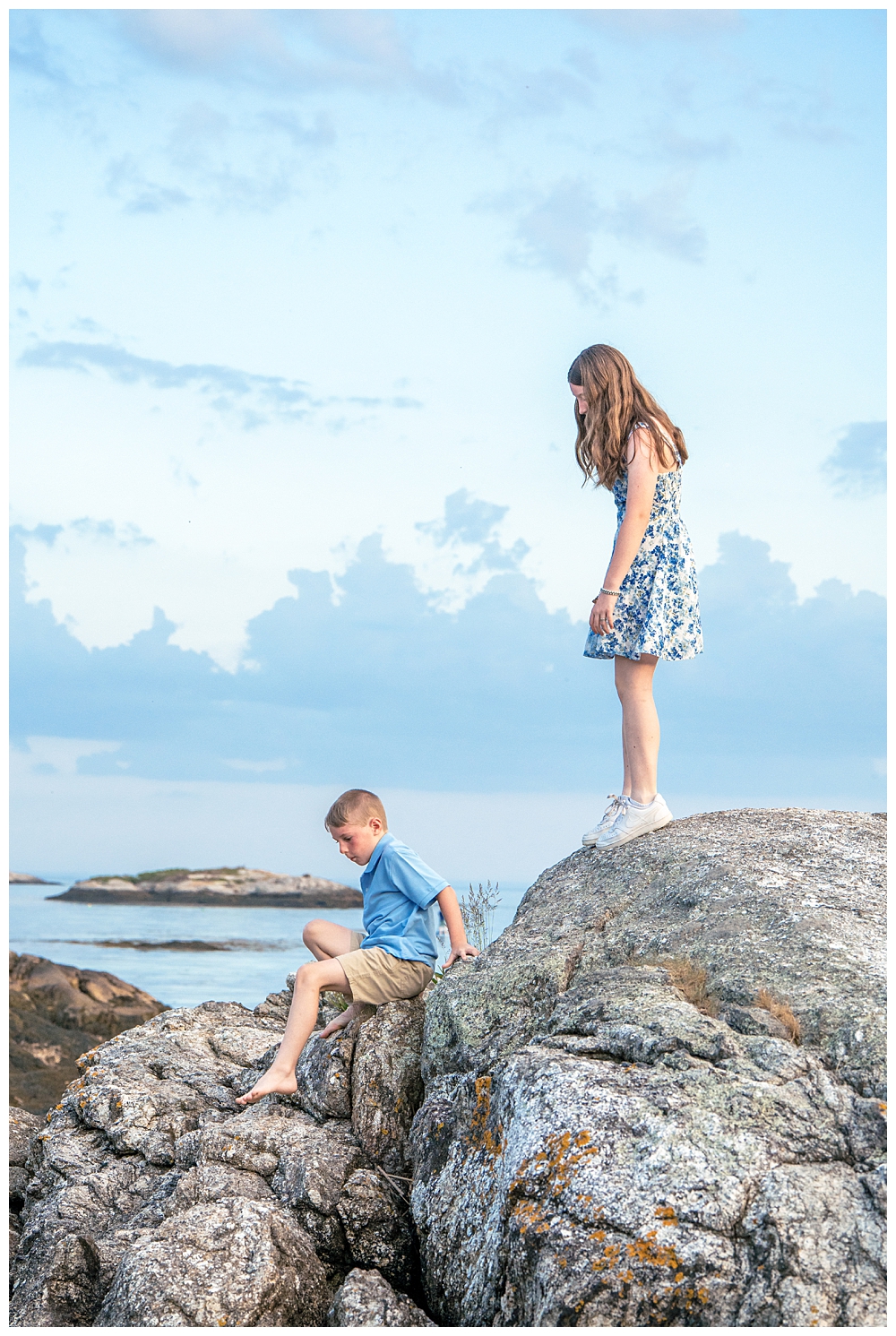 Boothbay Harbor Family Photographer, Beach Family Portraits by Two Adventurous Souls