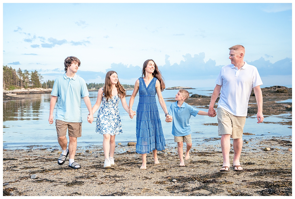 Boothbay Harbor Family Photographer, Beach Family Portraits by Two Adventurous Souls