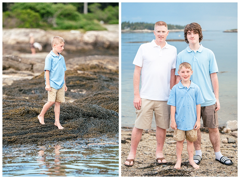 Boothbay Harbor Family Photographer, Beach Family Portraits by Two Adventurous Souls