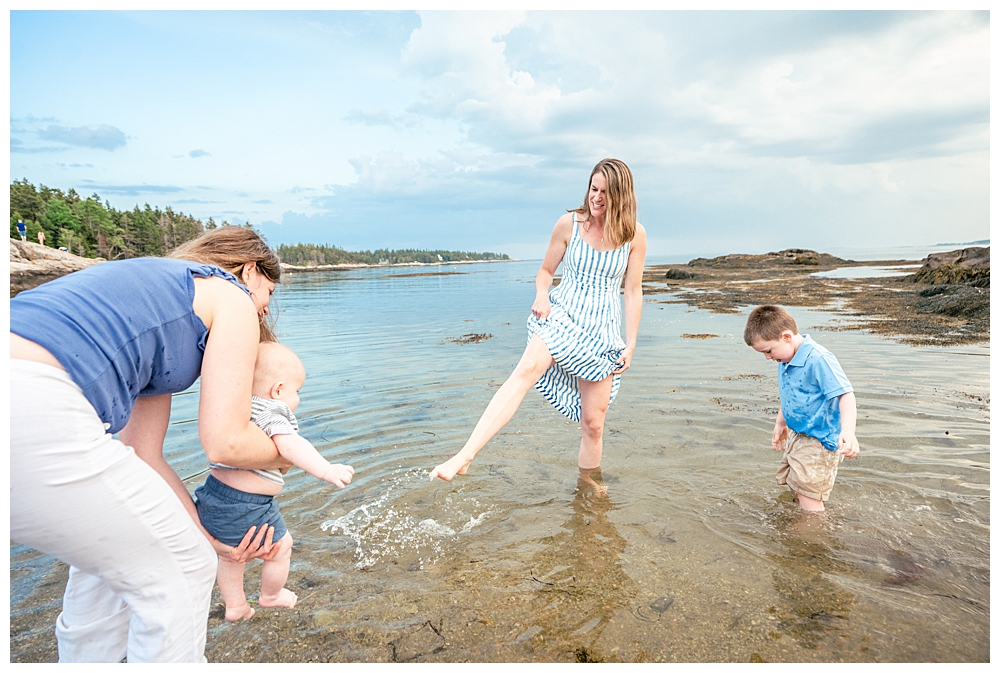 Boothbay Harbor Family Photographer, Beach Family Portraits by Two Adventurous Souls