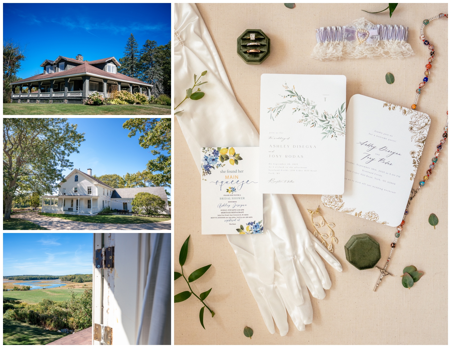 Scotland Fields Wedding Photos, York Maine Wedding Photographers