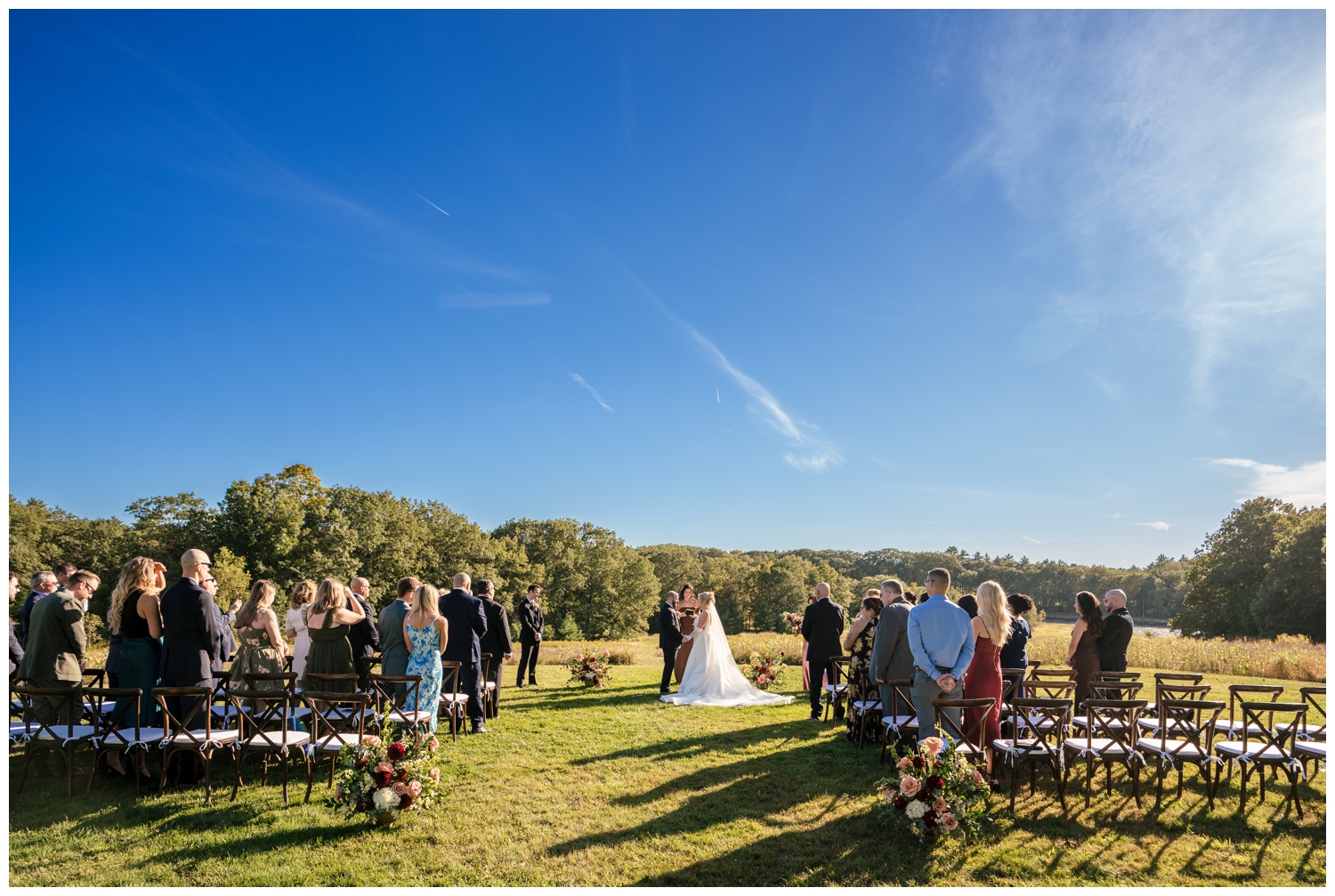 Scotland Fields Wedding Photos, York Maine Wedding Photographers