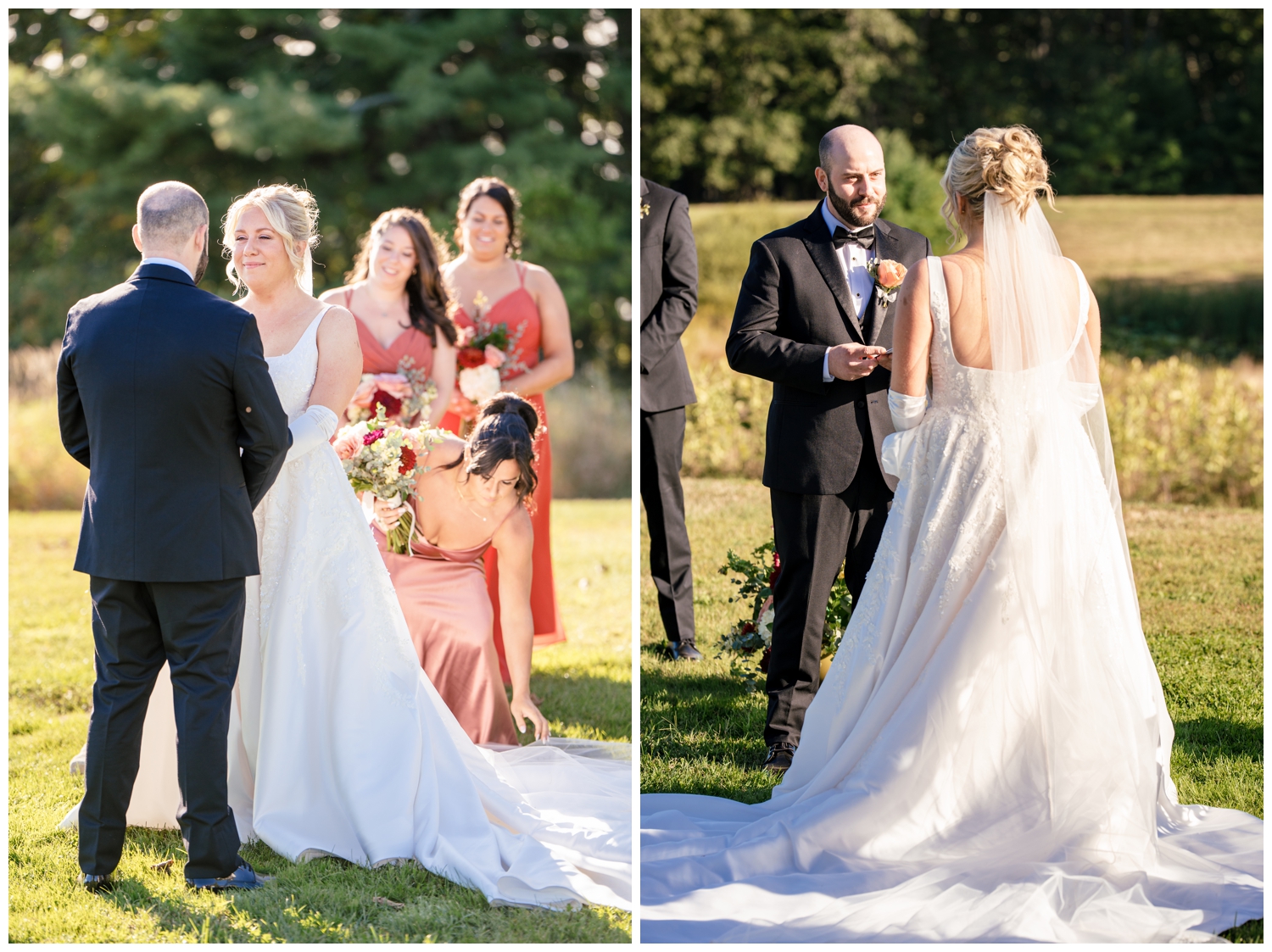 Scotland Fields Wedding Photos, York Maine Wedding Photographers