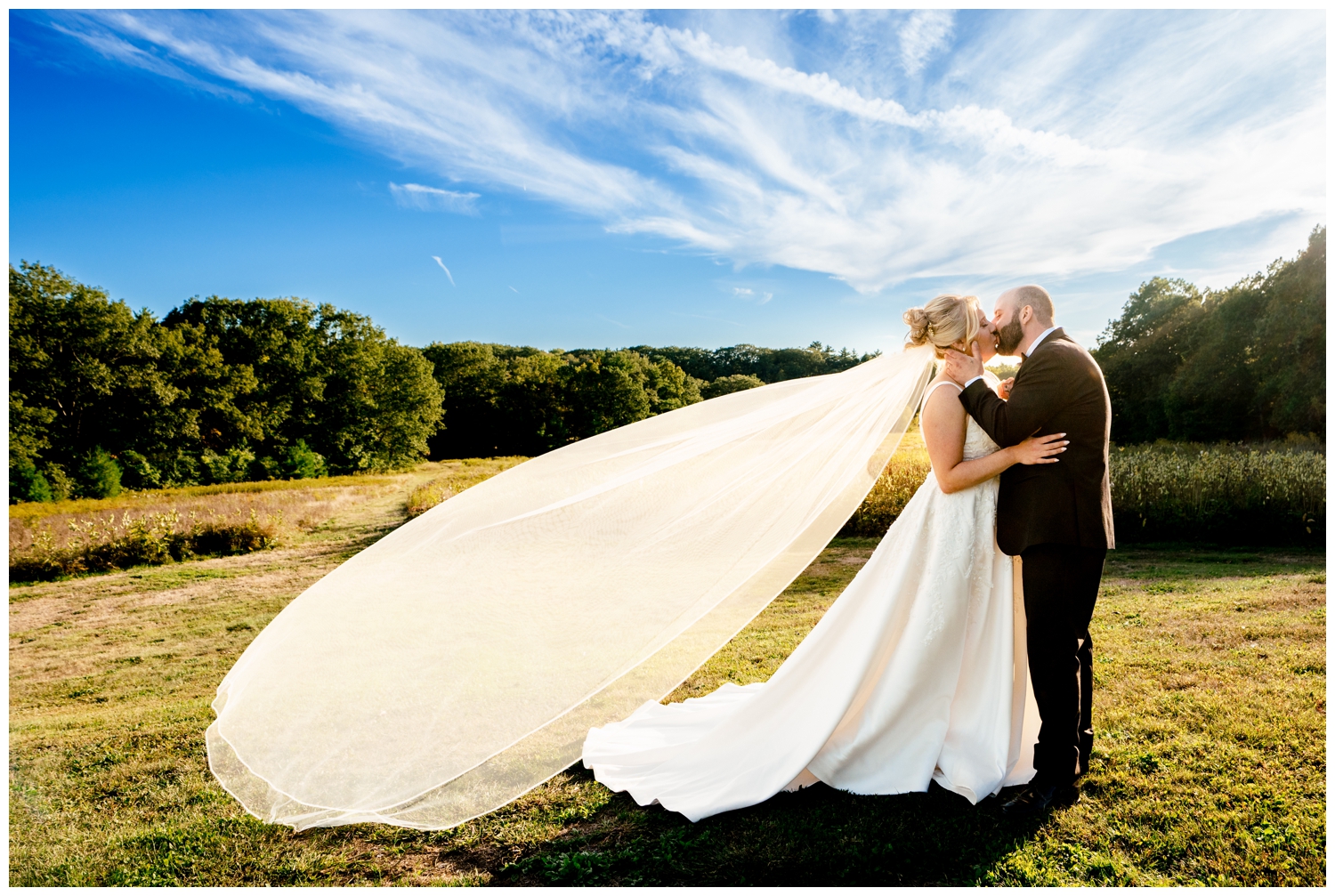 Scotland Fields Wedding Photos, York Maine Wedding Photographers