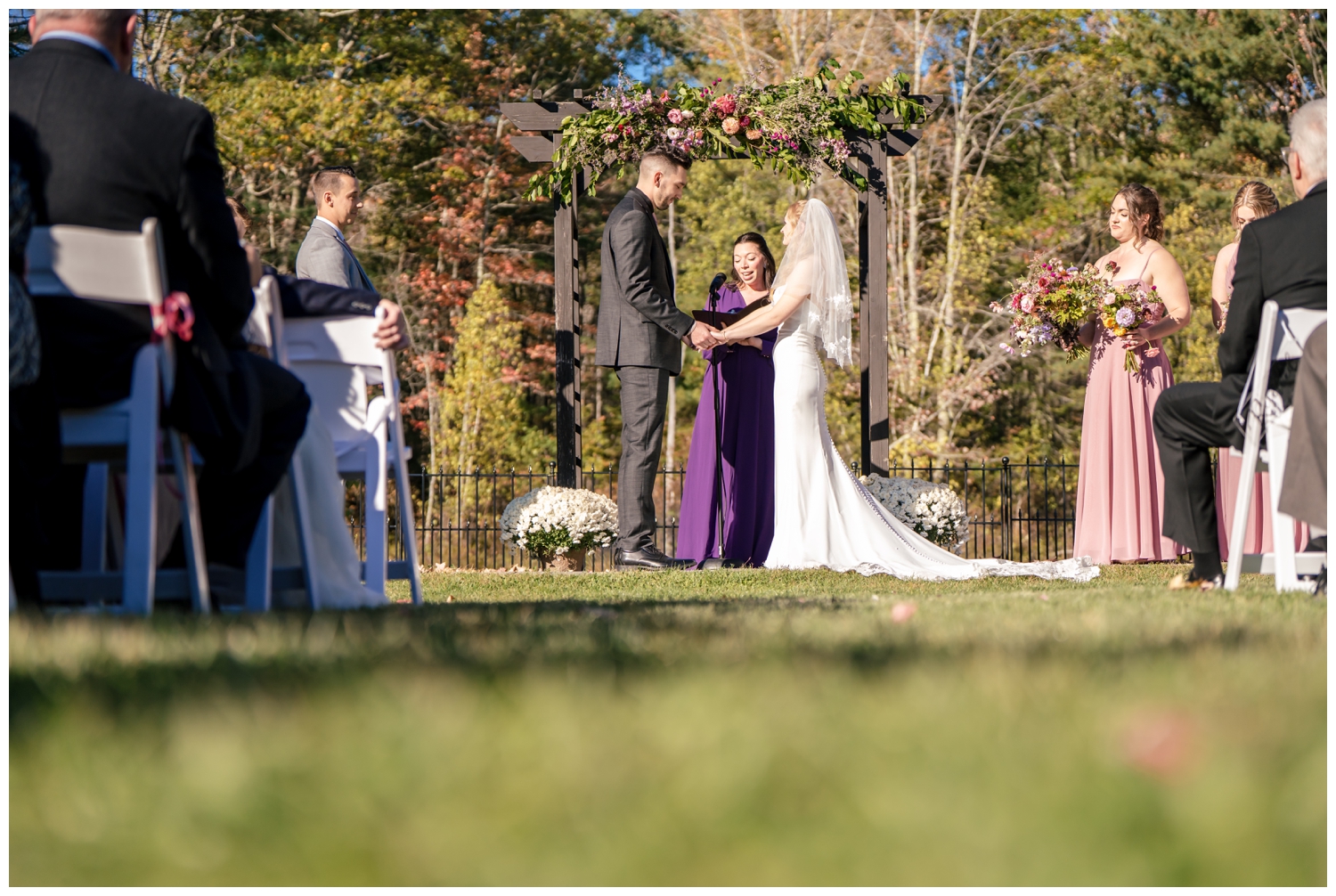 Jennifer & Tony’s Fall Maine Barn Wedding at Wishing Pond Events 22 Wishing Pond Events Fall Wedding, Captured by Maine Barn Wedding Photographers, Two Adventurous Souls
