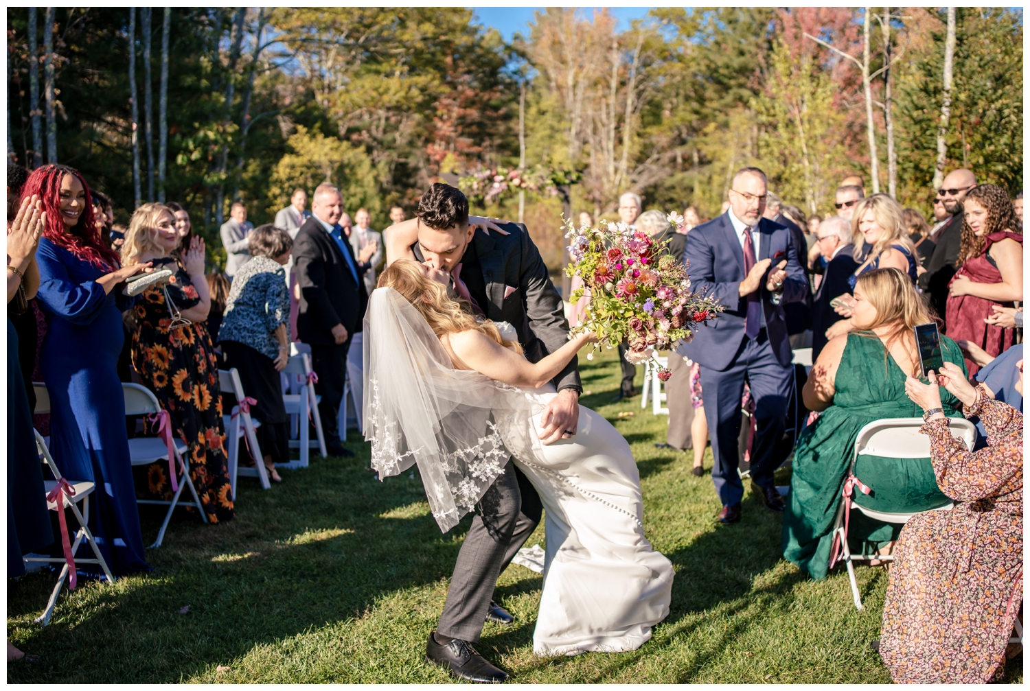 Jennifer & Tony’s Fall Maine Barn Wedding at Wishing Pond Events 25 Wishing Pond Events Fall Wedding, Captured by Maine Barn Wedding Photographers, Two Adventurous Souls