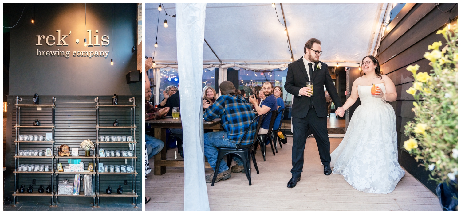 Rek-Lis Brewing Wedding in the White Mountains in New Hampshire. Captured by New Hampshire Wedding Photographers, Two Adventurous souls