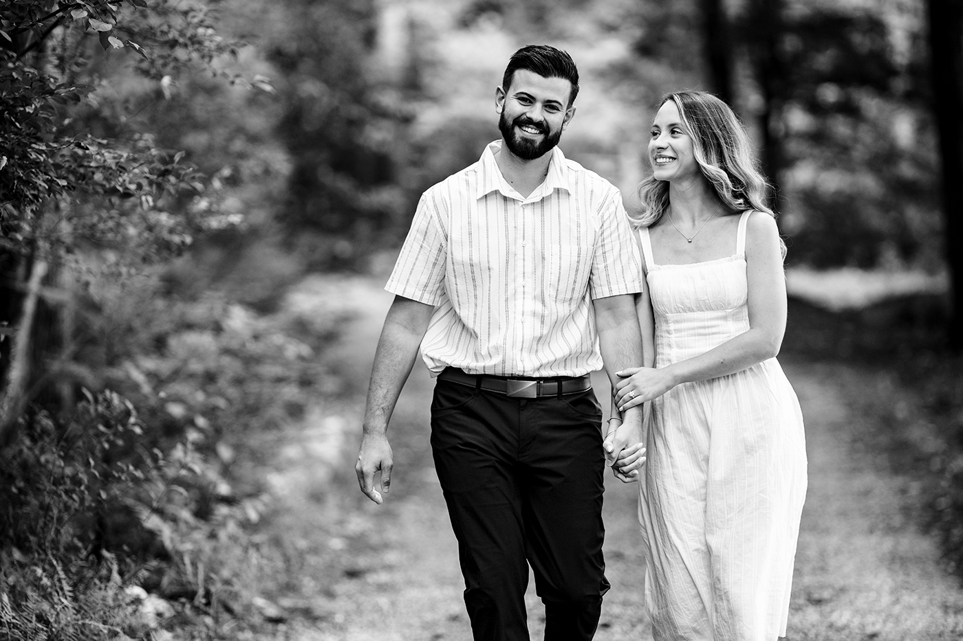 Maine Lake Engagement Session, Romantic Lake Portraits