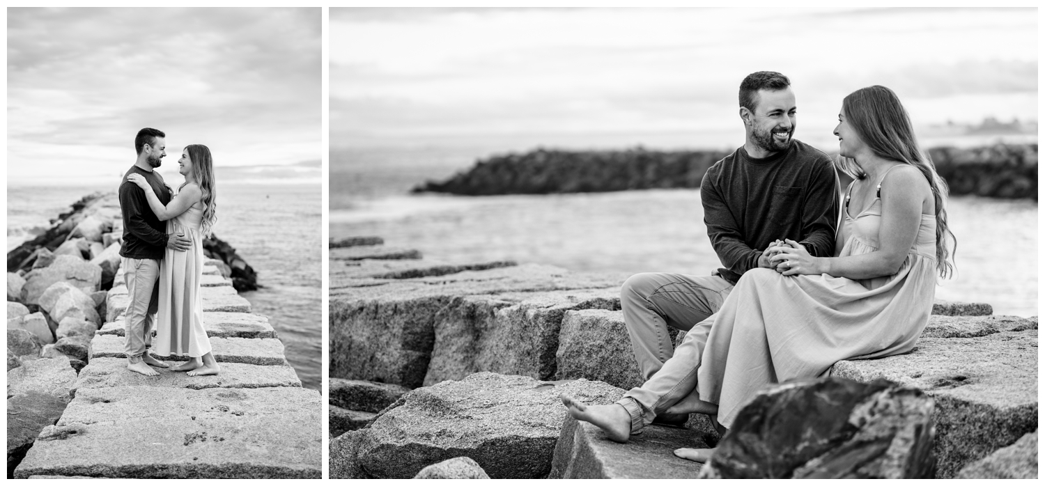 Kennebunkport Wedding Photographers capture a Kennebunkport Engagement on Colony Beach