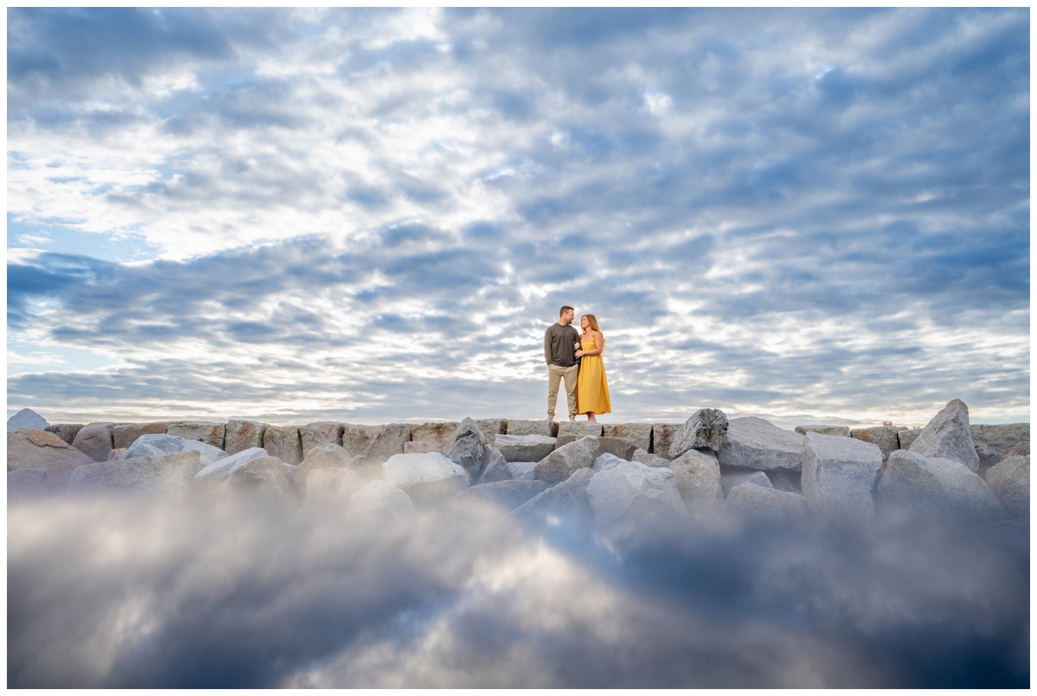 Kennebunkport Wedding Photographers capture a Kennebunkport Engagement on Colony Beach