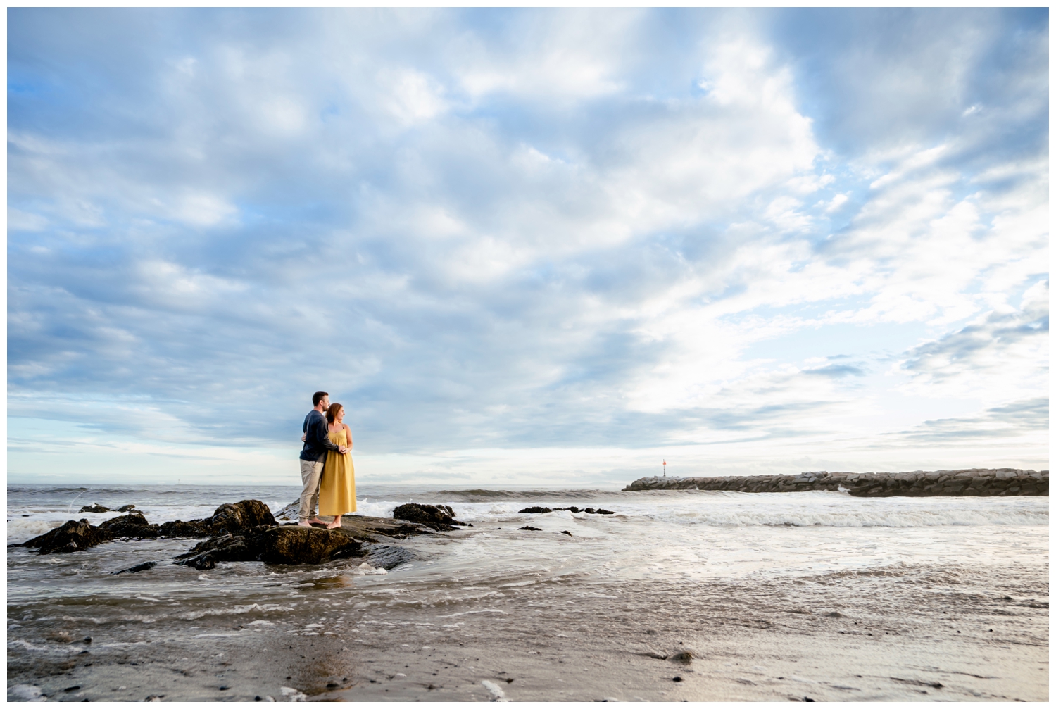 Kennebunkport Wedding Photographers capture a Kennebunkport Engagement on Colony Beach