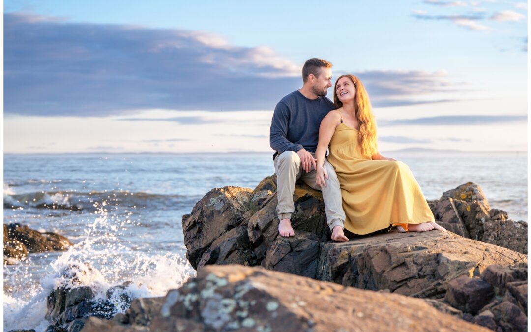 Kennebunkport Wedding Photographers capture a Kennebunkport Engagement on Colony Beach