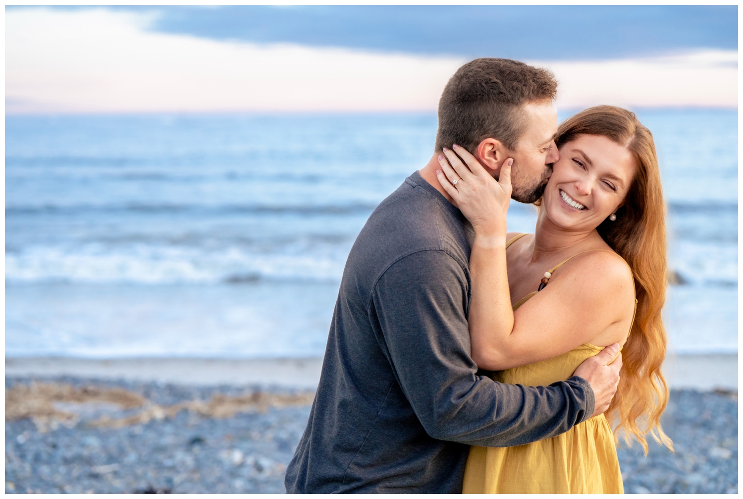 Kennebunkport Wedding Photographers capture a Kennebunkport Engagement on Colony Beach