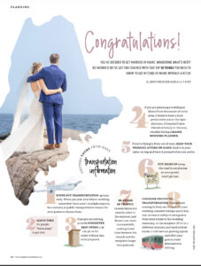 Real Maine Weddings Published Photographer, Magazine Photographer