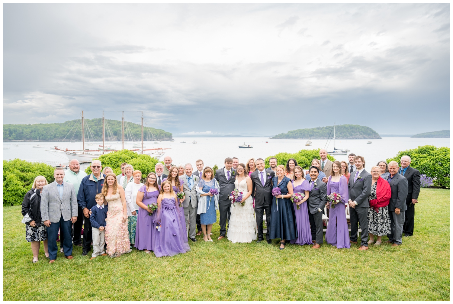Bar Harbor Inn Wedding captured by Bar Harbor Inn wedding photographer, Two Adventurous Souls