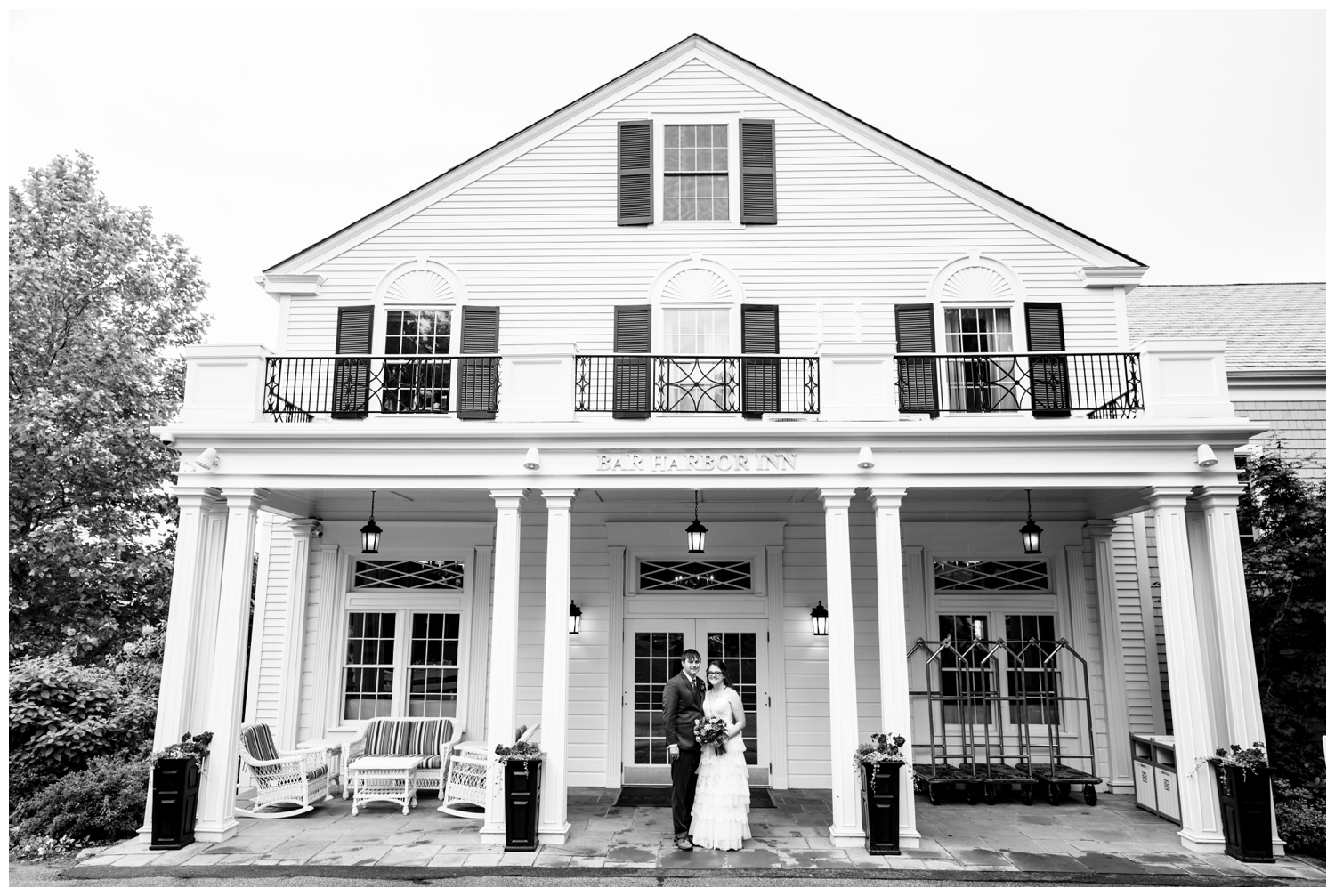 Bar Harbor Inn Wedding captured by Bar Harbor Inn wedding photographer, Two Adventurous Souls