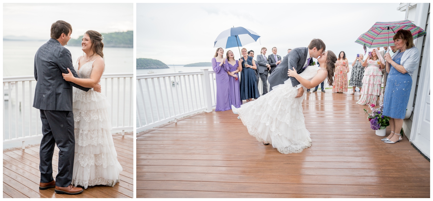 Bar Harbor Inn Wedding captured by Bar Harbor Inn wedding photographer, Two Adventurous Souls