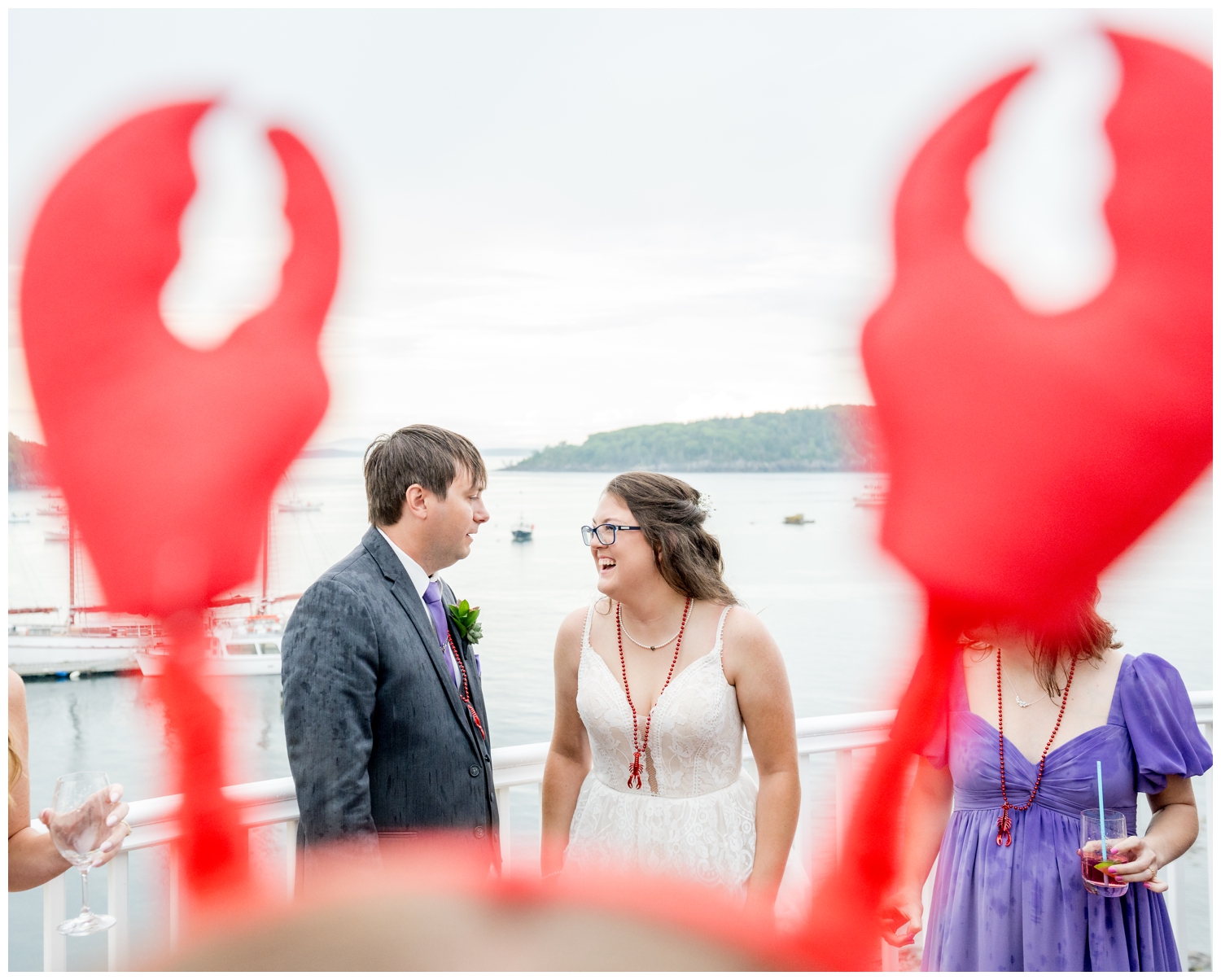 Bar Harbor Inn Wedding captured by Bar Harbor Inn wedding photographer, Two Adventurous Souls