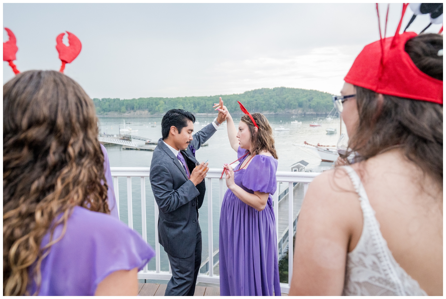 Bar Harbor Inn Wedding captured by Bar Harbor Inn wedding photographer, Two Adventurous Souls